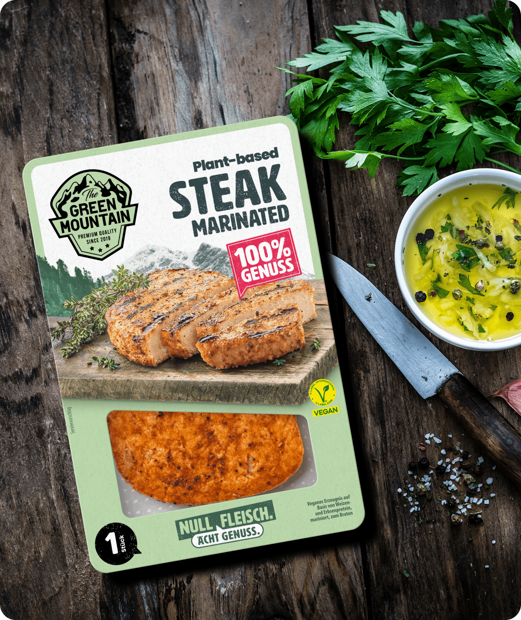 THE GREEN MOUNTAIN Steak Schwein