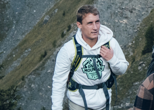 Philip im Green Mountain Pullover